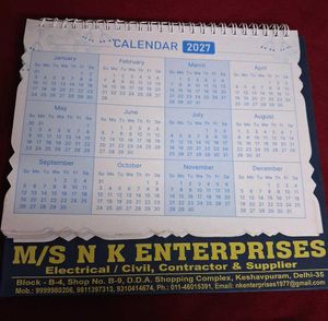 2026 Goal Success Calendar