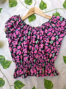 Y2k Asthetic Kiss Print Top 💋