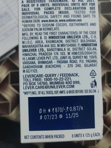 Dove Soap 125gm * 8 Piece