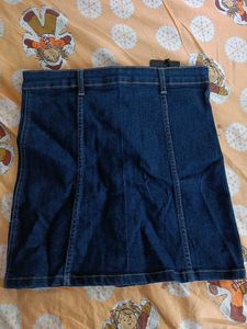 Denim Mini Skirt