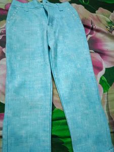 Light Blue Linen Pants