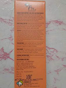 Fix Derma Face Moisturizer