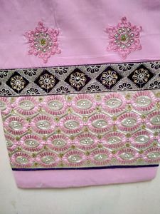 Pink Allover Suit Get Free Linning