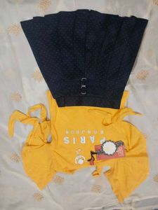Yellow &#34;Paris&#34; Ruffle Sleeve Top.....1top Free