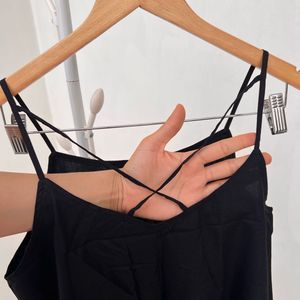 Black Strappy Tank Top