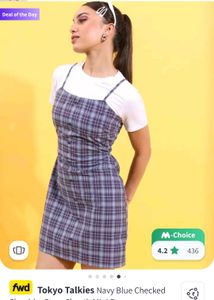 Tokyo Talkies Plaid Mini Dress