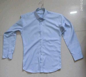 Sky Color Stitching formal Shirt