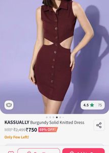 Cut-Out Bodycon Dress✨