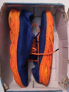 Fila Blue and Orange Sneakers
