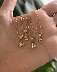 Gold Initial Necklace