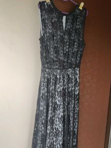 Black Lace Maxi Dress