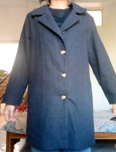 Elegant Wool Blend Coat