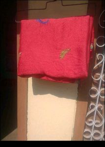 Very Pretty Red Colour Saree