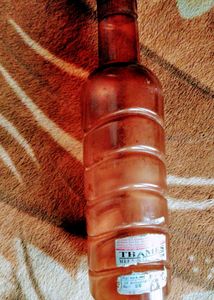 1ltr Brown-Red PET Bottle.