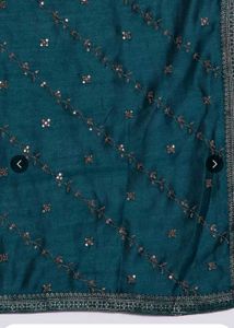 Teal Embellished Salwar Kameez