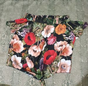 Floral Print Skirt