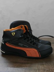 Puma Ferrari High Ankle Imported Sneakers(Non-Copy