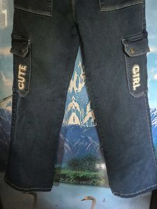 Cute Girl Denim Jeans