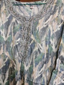 Leaf Print Kurta