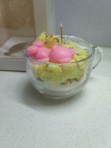 Teddy Candle