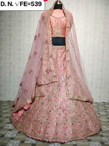 Red Embroidered Lehenga Choli