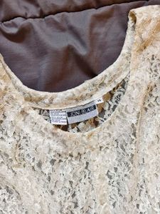 Vintage Sheer Lace Dress