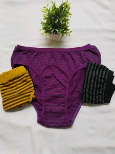 Striped Panties - Set of 3