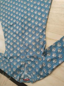 A line kurti pant dupatta set