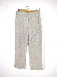 Off White Printed Pants (Women's)