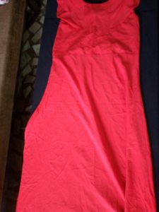 Western Dress Tomato Red Beautiful Dres