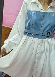White Denim Top/Shirt/Skirt