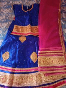 Girls Lehenga Choli With Dupatta