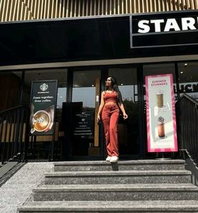 Brown Two-Piece Set