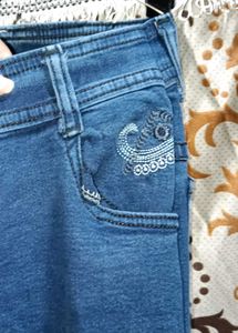 Classic High-Waisted Skinny Fit Denim Jeans