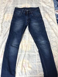 Dark Blue Denim Jeans