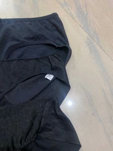 3pcs black brief 30-34