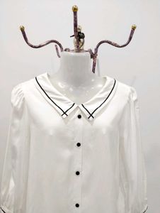 White Peter Pan Collar Blouse