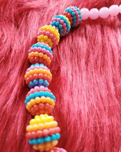 Retro Beaded Statement Necklace
