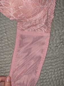 Pink Lace Bra