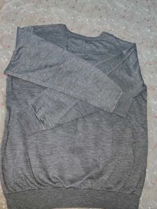 Gray &#39;Forever Young&#39; Top