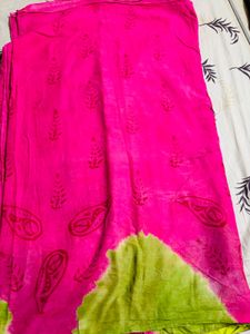 Fixed Daily Wear Saree(no Blouse)