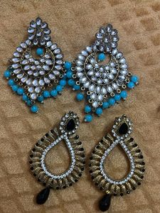 Ethnic Earrings Set Of 3