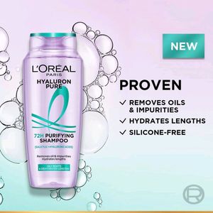 LOreal Paris Hyaluron Pure 72H Purifying Shampoo