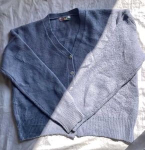 Korean Pinteresty Pastel Blue Cardigan