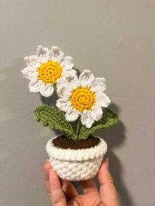 Crochet Rose Basket
