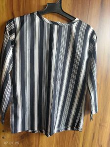 Striped Formal Top