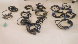 Computer Power Cords Monitor Connect Wire