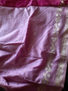 Dual Shade Pure Banarasi Silk Saree