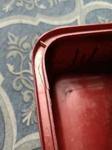 Vintage Maroon Vanity Box