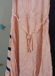 Pink A-line Dress
